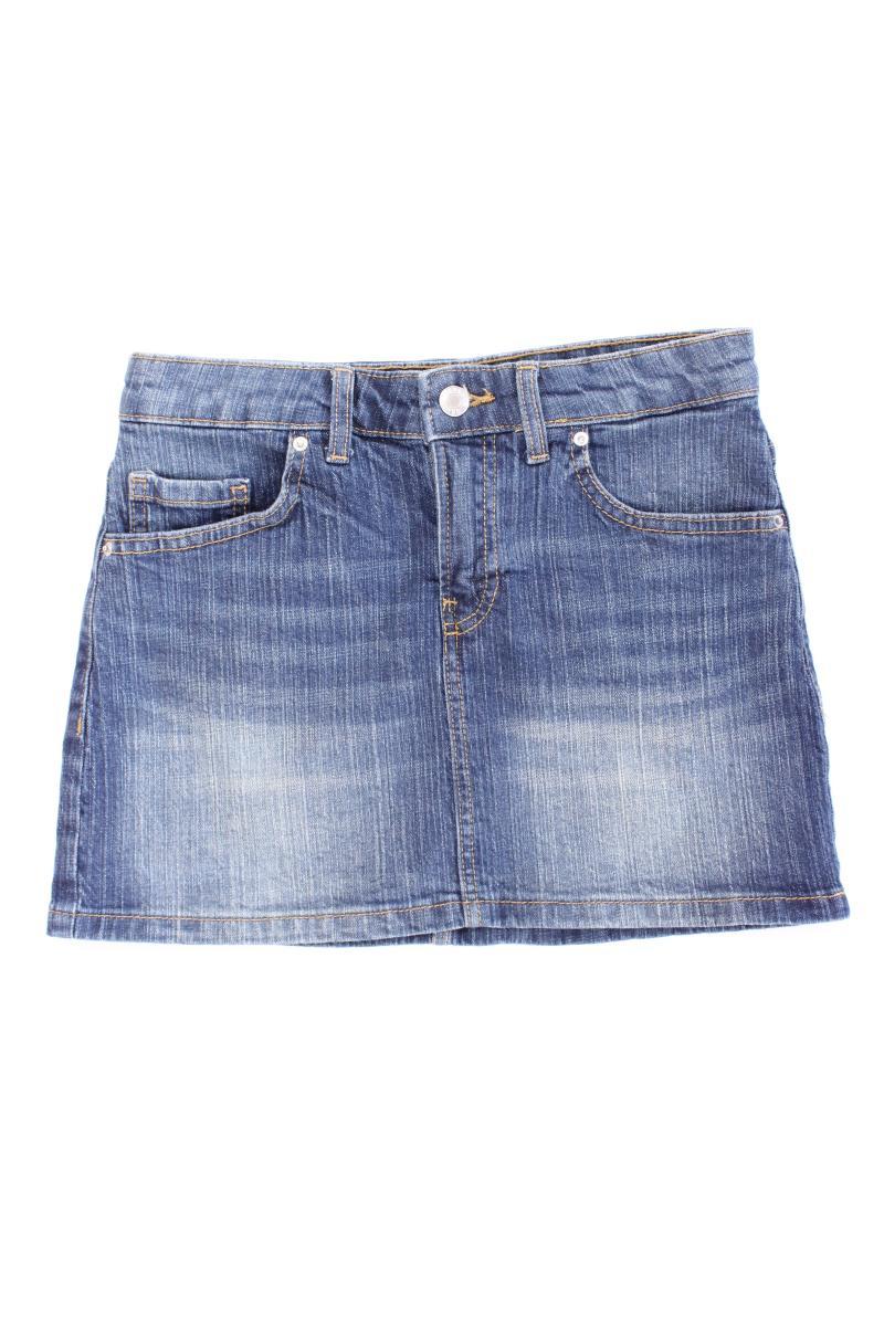 Bershka Jeansrock Gr. 34 blau aus Baumwolle