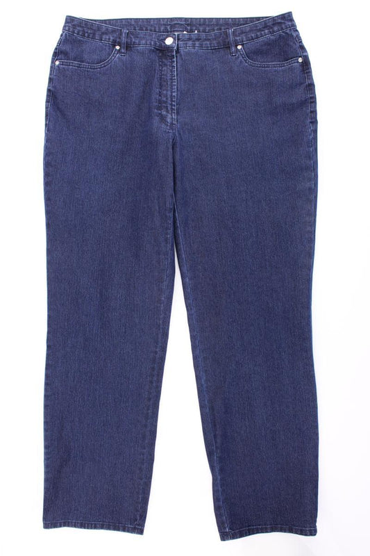Adagio Straight Jeans Gr. 48 Modell Rocky blau aus Baumwolle