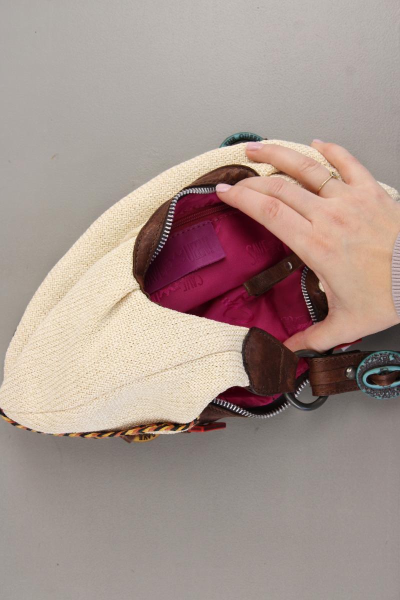 SAVE THE QUEEN! Basttasche Hobo creme
