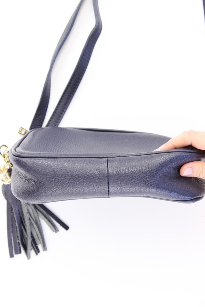 Mia Tomazzi Umhängetasche blau aus Leder
