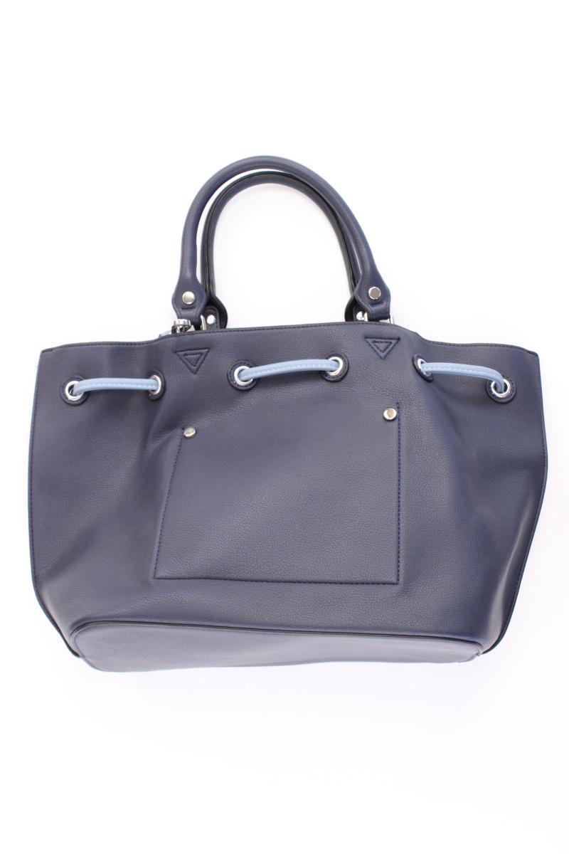 L. Credi Henkeltasche blau aus Leder