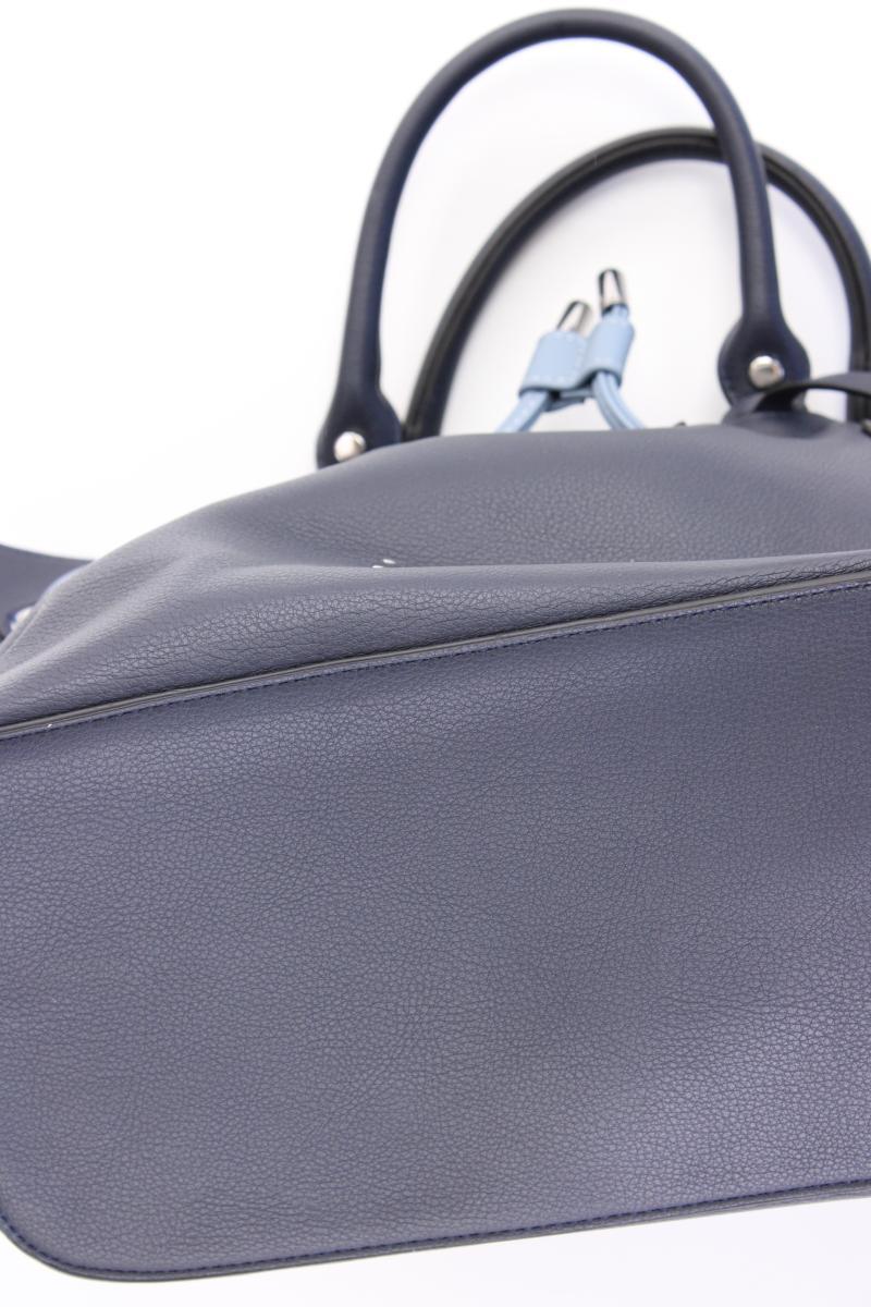 L. Credi Henkeltasche blau aus Leder