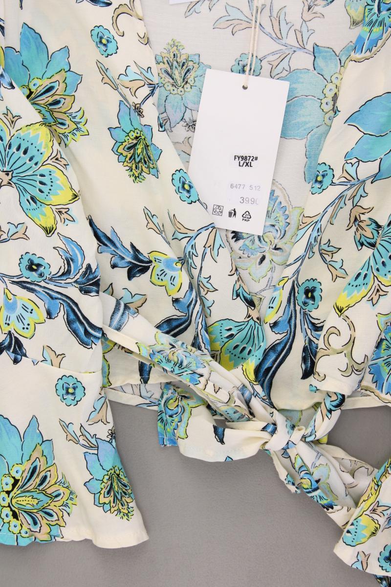 Classic Bluse Gr. L/XL mit Blumenmuster neu mit Etikett Neupreis: 49,9€! blau
