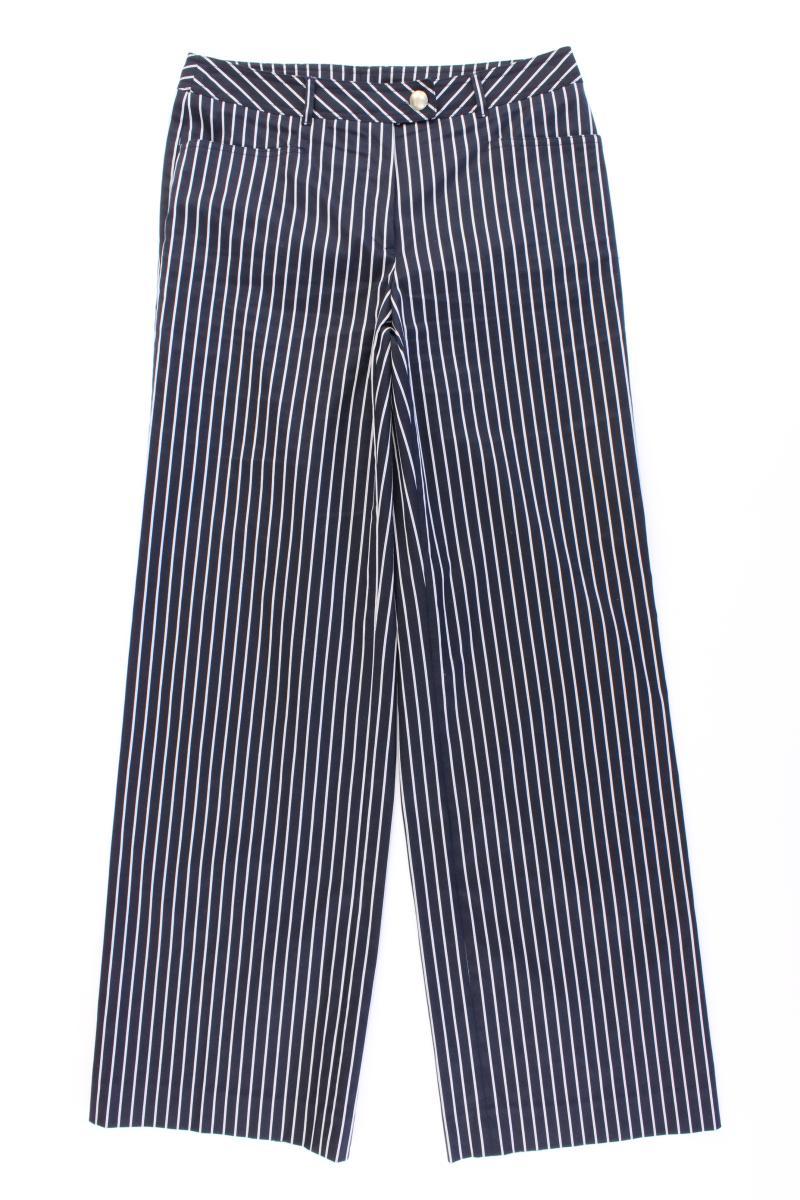 Betty Barclay Hose Gr. 38 gestreift blau aus Baumwolle