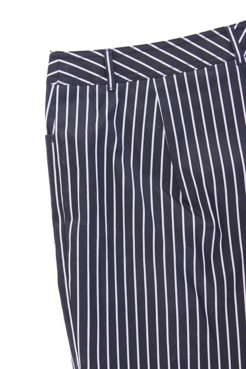 Betty Barclay Hose Gr. 38 gestreift blau aus Baumwolle