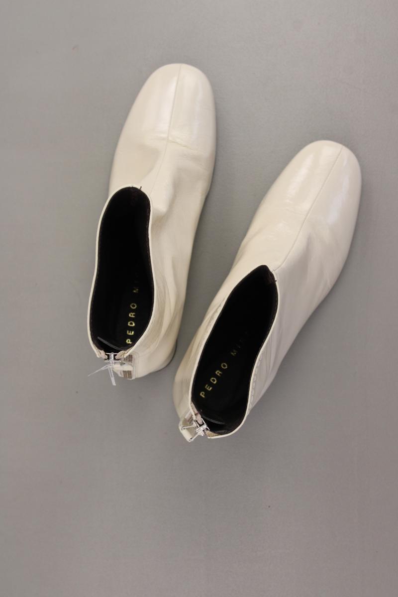 Pedro Miralles Stiefeletten Gr. 37 neuwertig Vintage creme