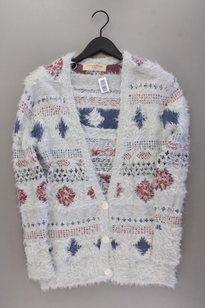 Tom Tailor (Denim) Strickjacke Gr. S Langarm grau aus Polyamid