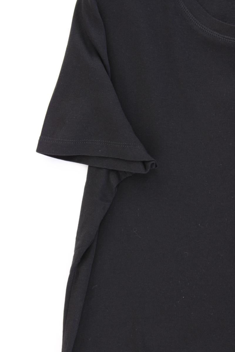s.Oliver T-Shirt Gr. 46 Kurzarm schwarz aus Baumwolle