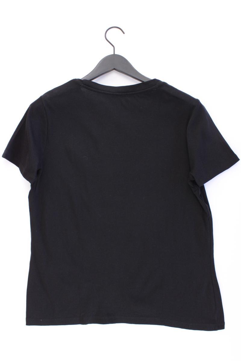 s.Oliver T-Shirt Gr. 46 Kurzarm schwarz aus Baumwolle