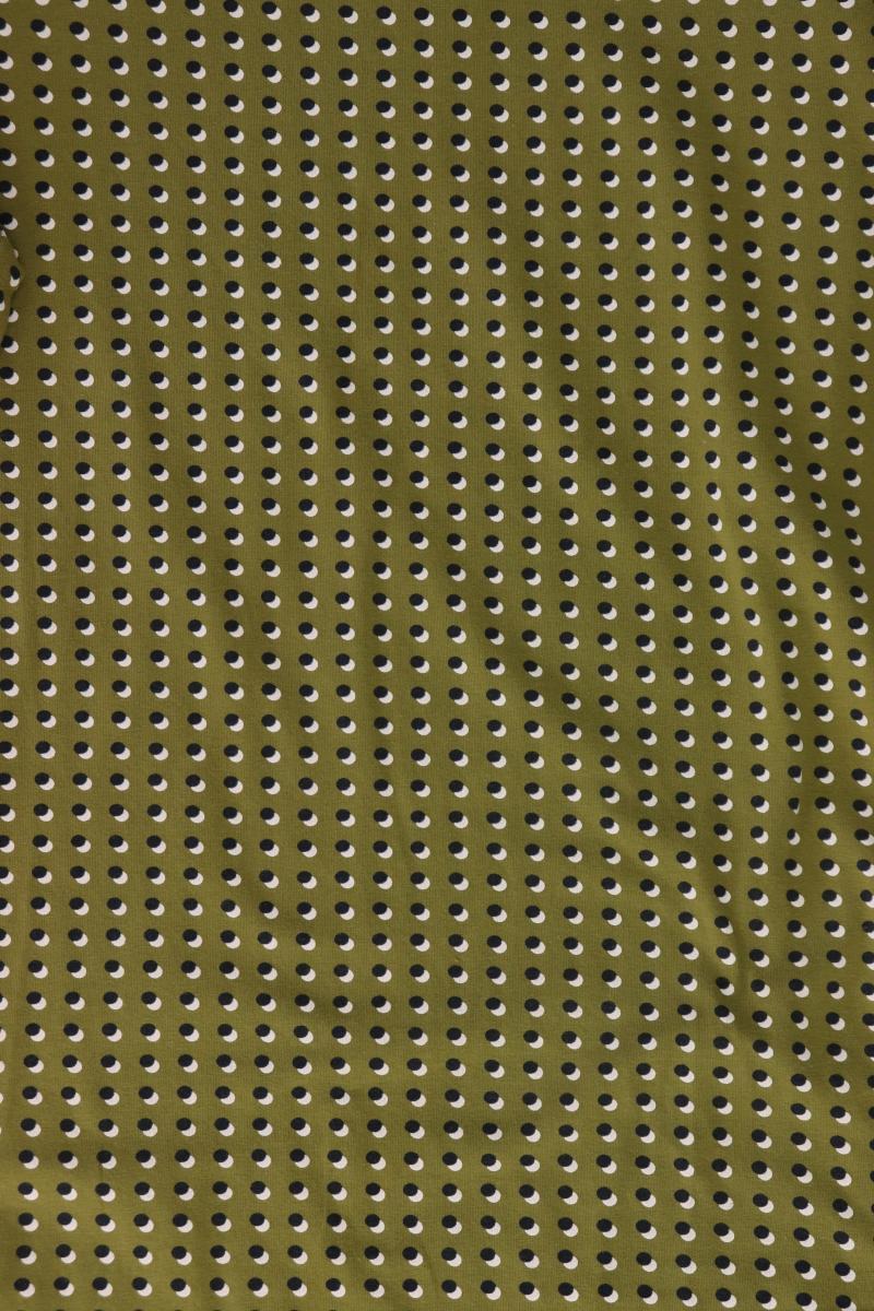 Esprit Printshirt Gr. XL gepunktet Kurzarm grün aus Baumwolle