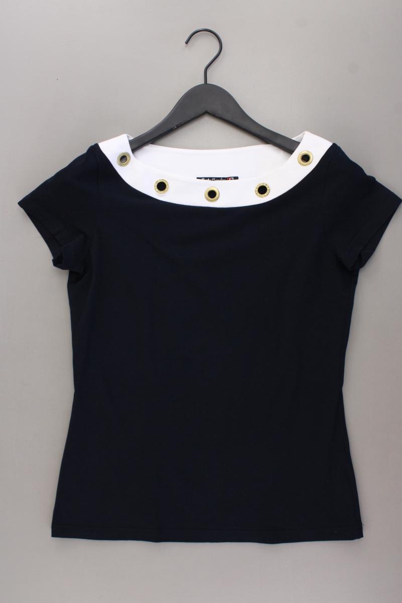 Betty Barclay T-Shirt Gr. 38 Kurzarm mit Nieten blau
