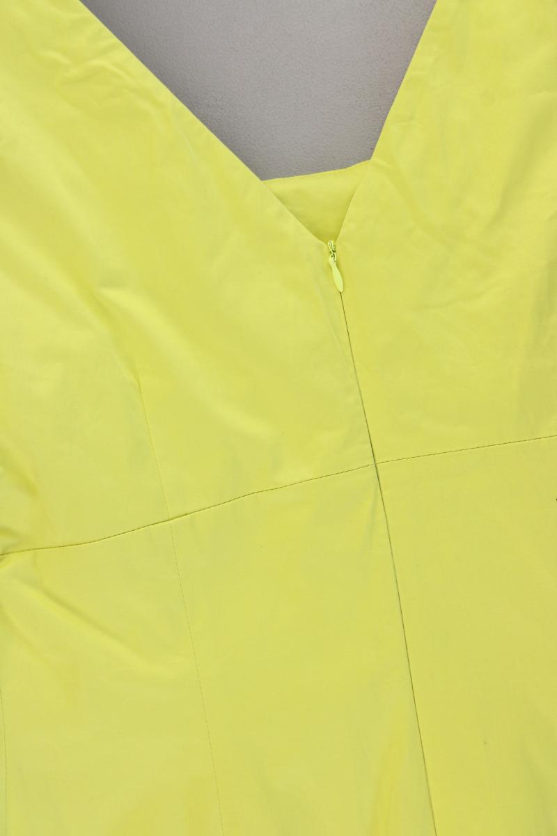 PiuPiu Bleistiftkleid Gr. 42 Ärmellos gelb aus Baumwolle
