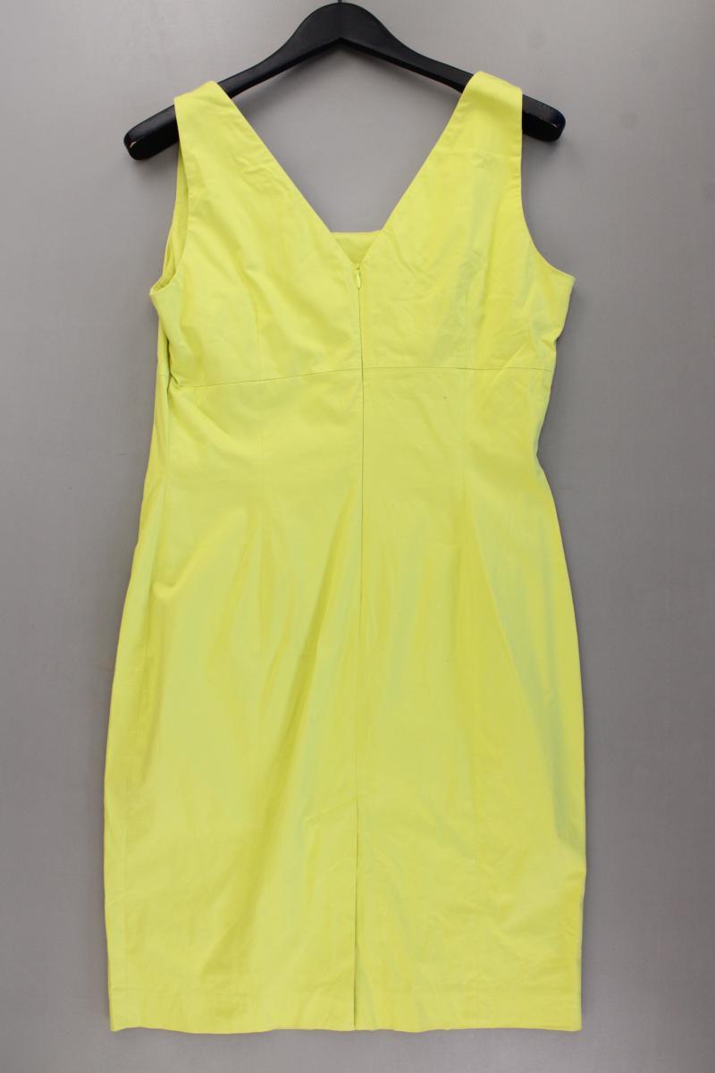 PiuPiu Bleistiftkleid Gr. 42 Ärmellos gelb aus Baumwolle
