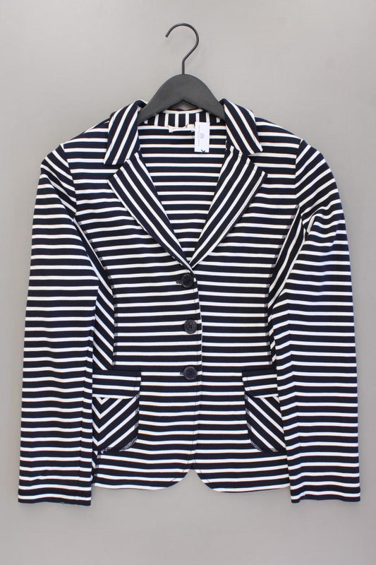 Bonita Jerseyblazer Gr. L gestreift blau aus Viskose