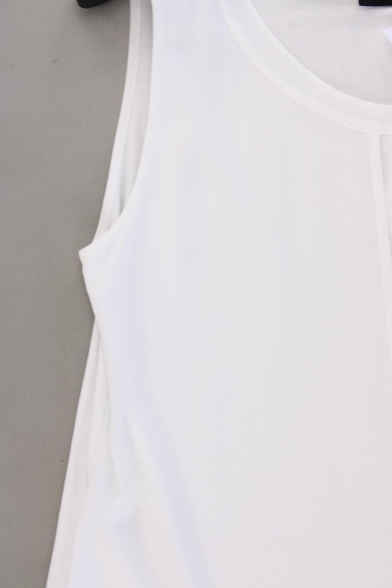 Taifun Ärmellose Bluse Gr. 40 weiß