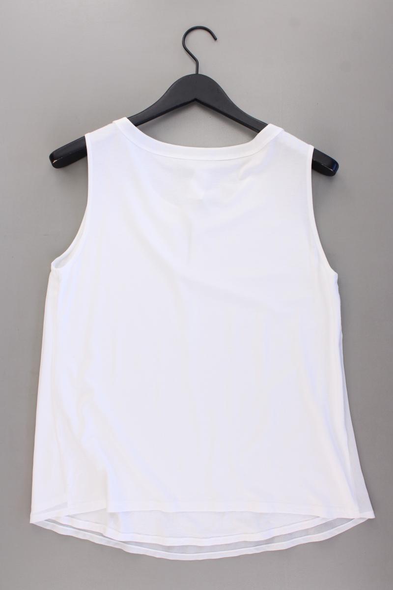 Taifun Ärmellose Bluse Gr. 40 weiß