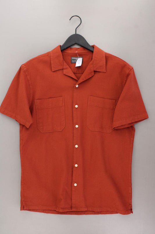 Primark Kurzarmhemd für Herren Gr. M orange