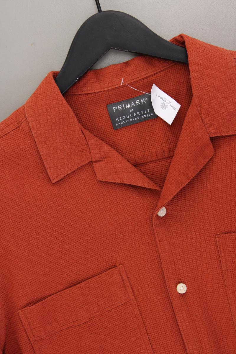 Primark Kurzarmhemd für Herren Gr. M orange