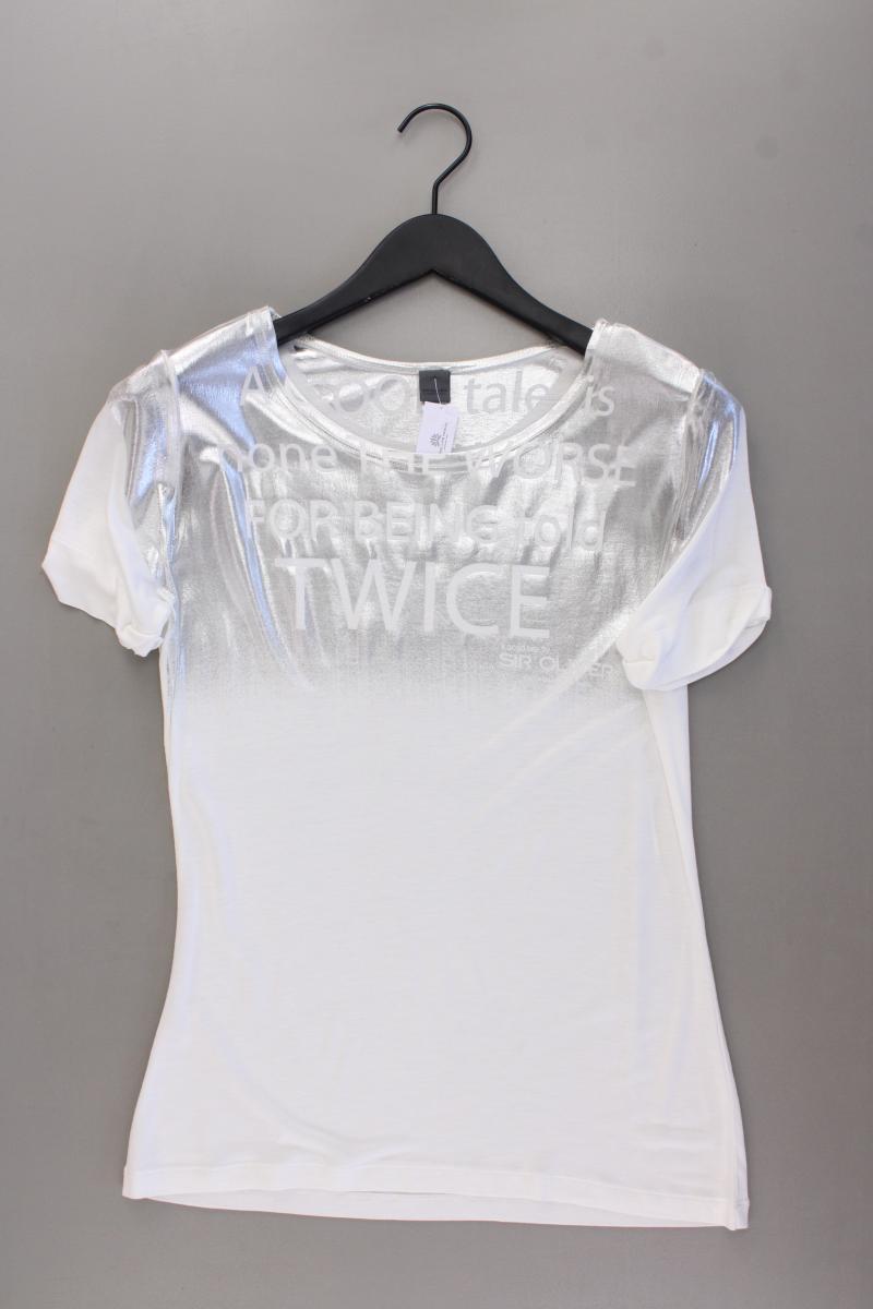 Sir Oliver T-Shirt Gr. 38 Kurzarm weiß