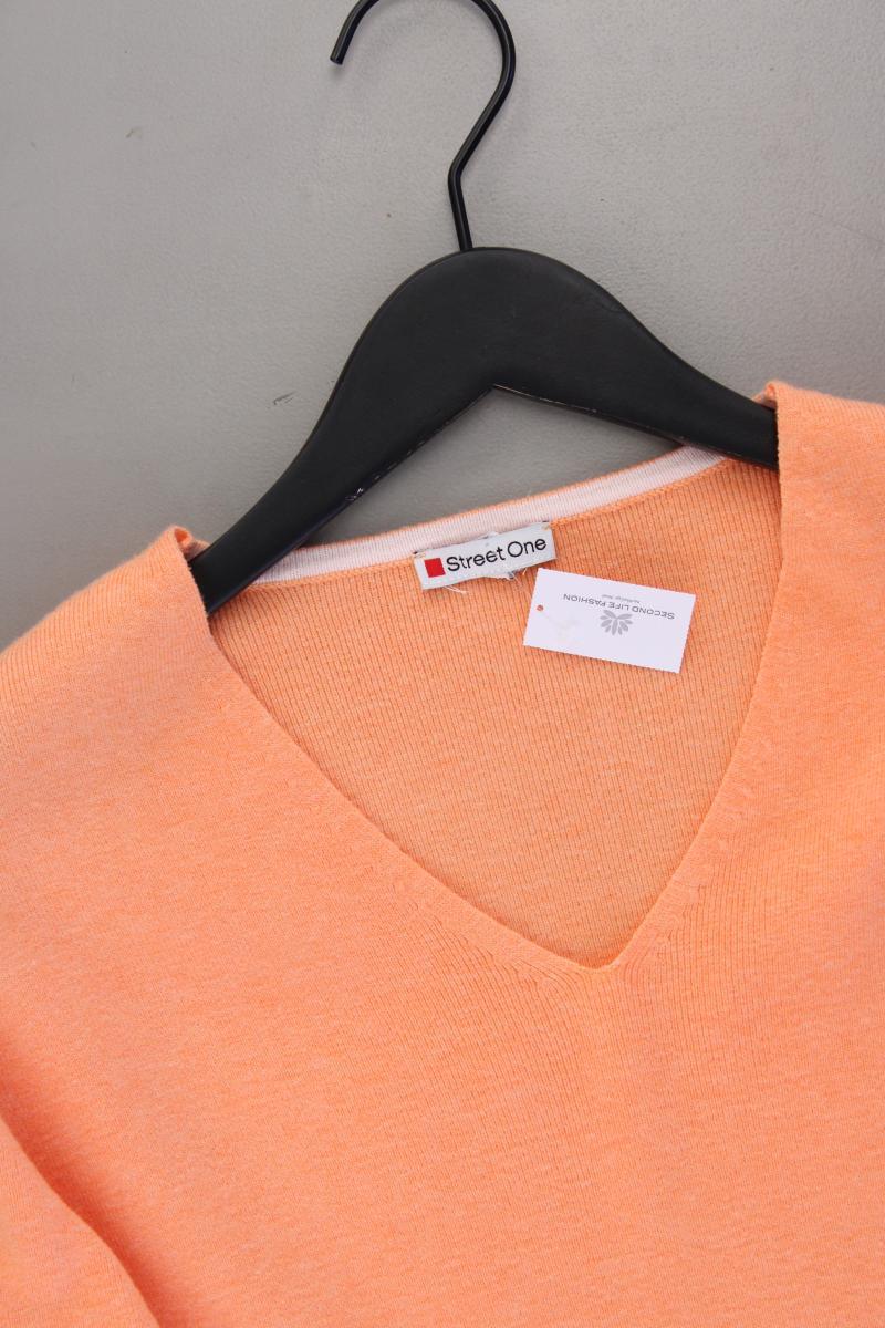 Street One Feinstrickpullover Gr. 34 orange