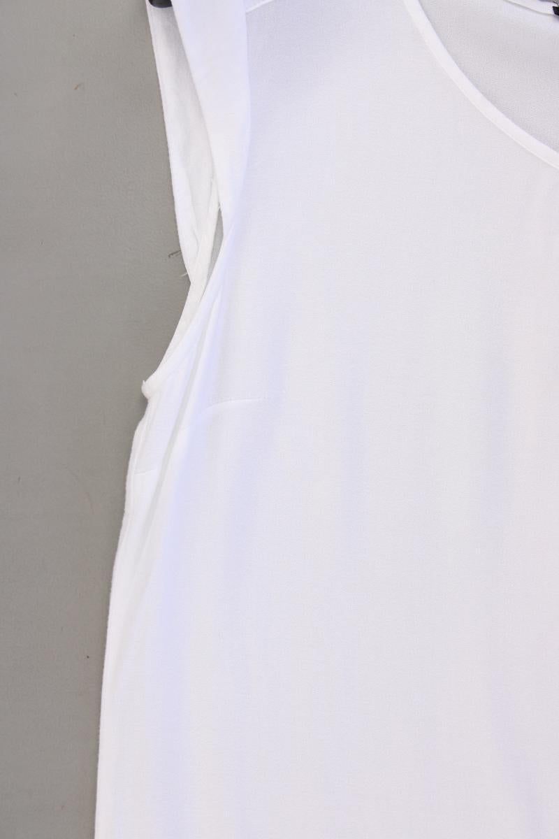 Zero Ärmellose Bluse Gr. 40 weiß