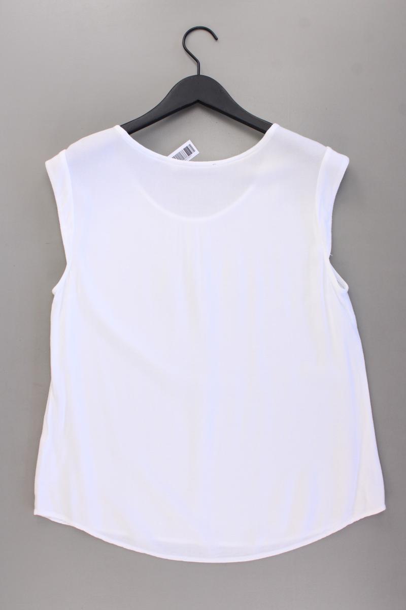 Zero Ärmellose Bluse Gr. 40 weiß