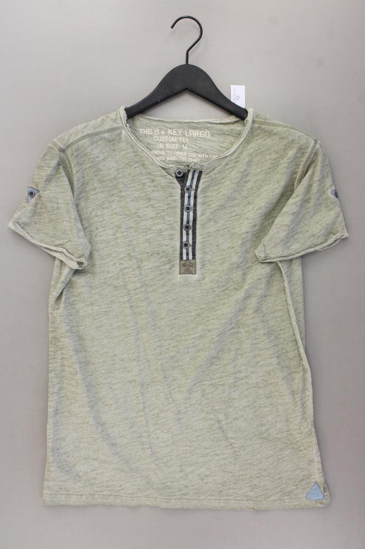 Key Largo T-Shirt für Herren Gr. M Kurzarm olivgrün aus Baumwolle