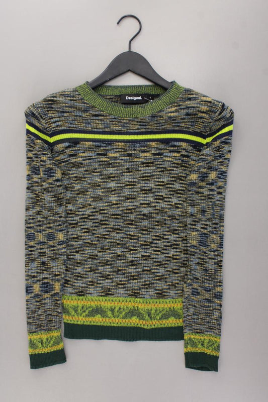 Desigual Strickshirt Gr. S Langarm mehrfarbig