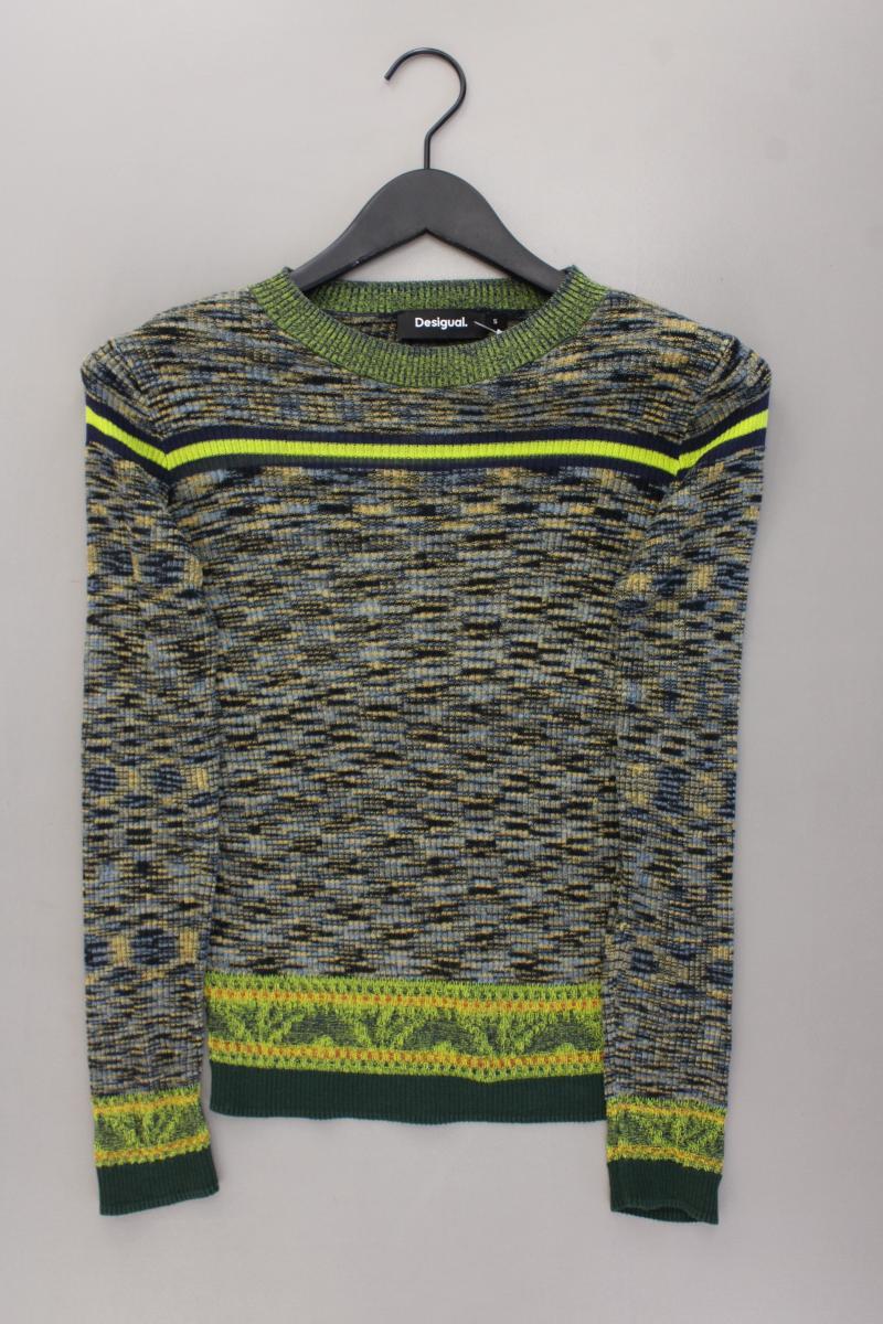 Desigual Strickshirt Gr. S Langarm mehrfarbig