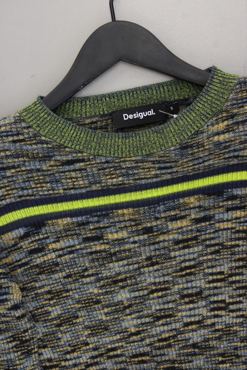 Desigual Strickshirt Gr. S Langarm mehrfarbig