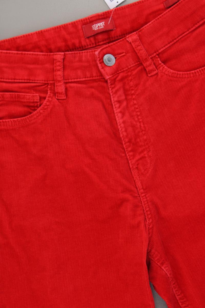 Esprit Cordhose Gr. W27 rot aus Baumwolle