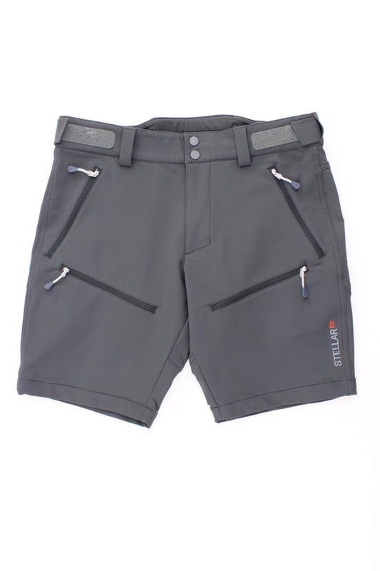 Stellar Equipment Shorts für Herren Gr. M neuwertig grau aus Nylon