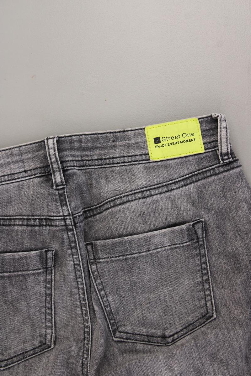 Street One Regular Jeans Gr. W26/L32 Modell York grau aus Baumwolle