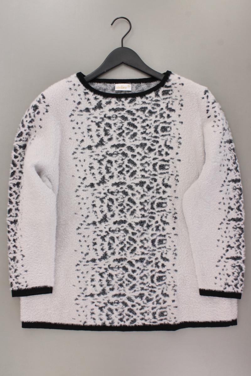 Atelier GS Feinstrickpullover Gr. 50 grau aus Baumwolle