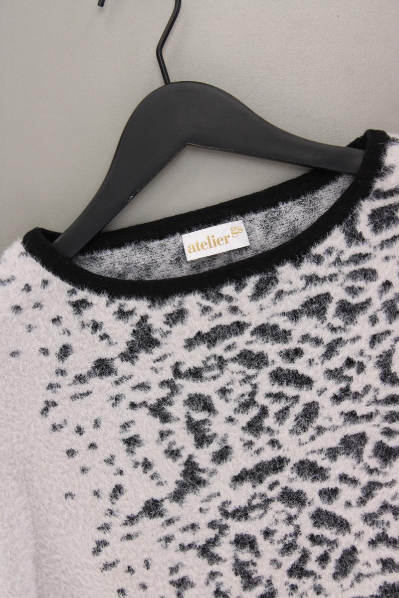 Atelier GS Feinstrickpullover Gr. 50 grau aus Baumwolle