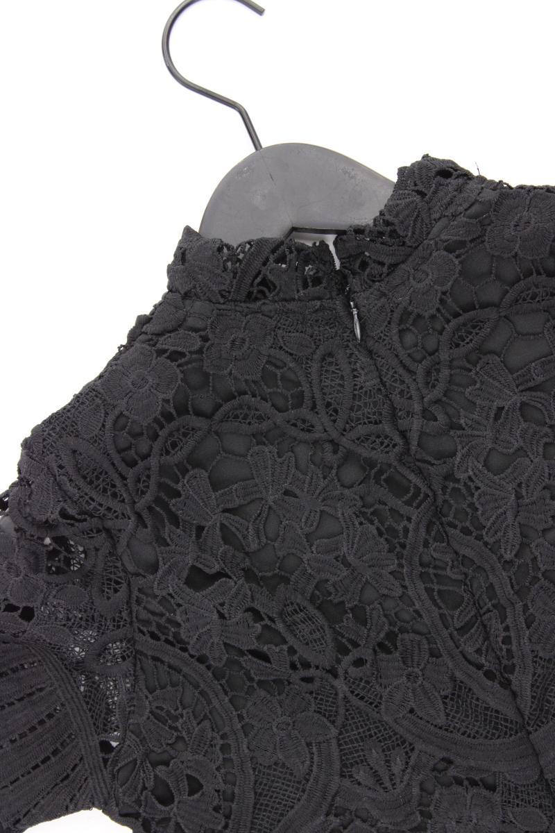Girl In Mind Spitzenkleid Gr. UK 8 (XS) Kurzarm schwarz aus Polyester