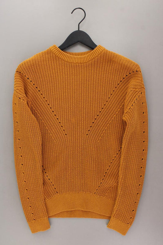 Mustang Grobstrickpullover Gr. XS orange aus Baumwolle