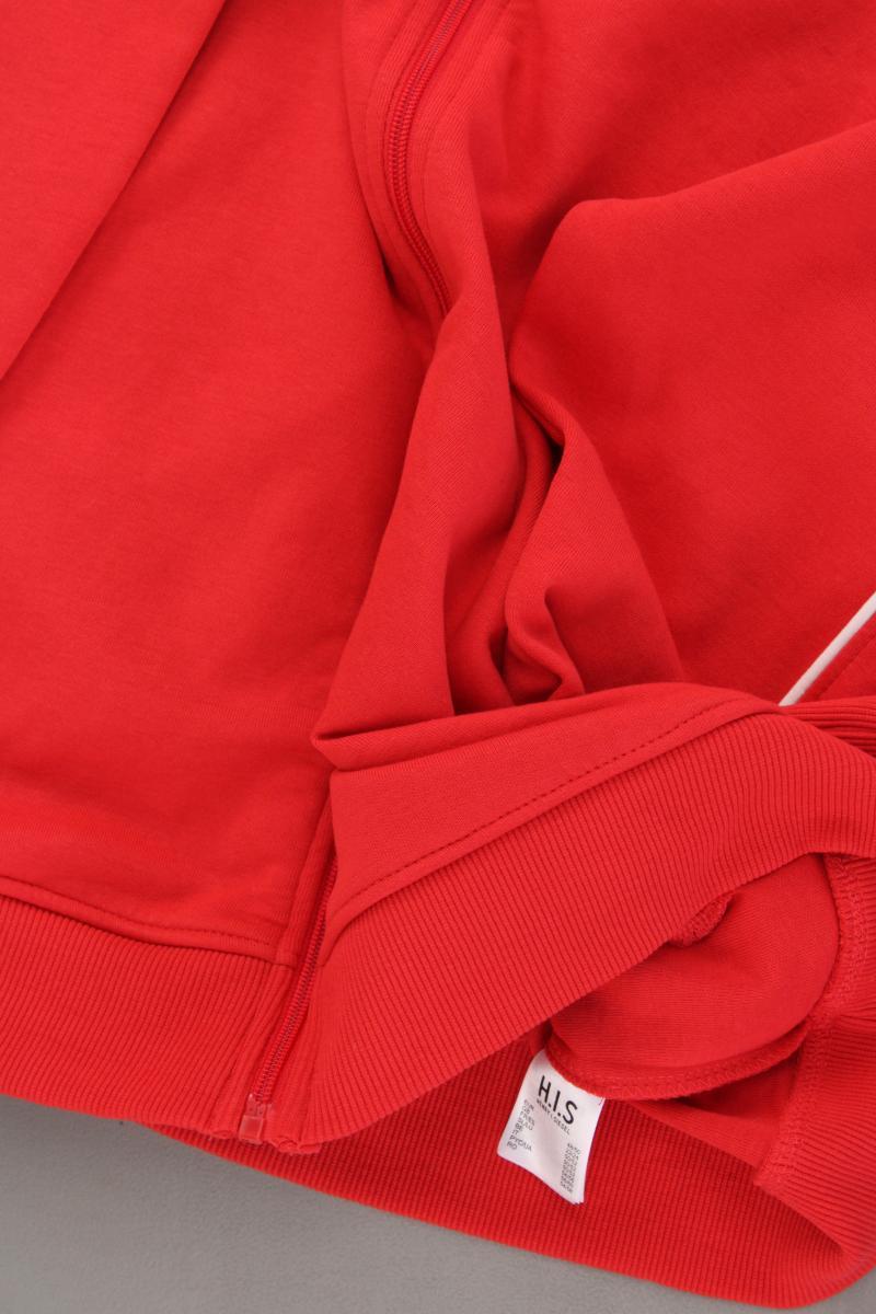 H.I.S. Sweatjacke Gr. 48/50 neuwertig Langarm rot aus Baumwolle