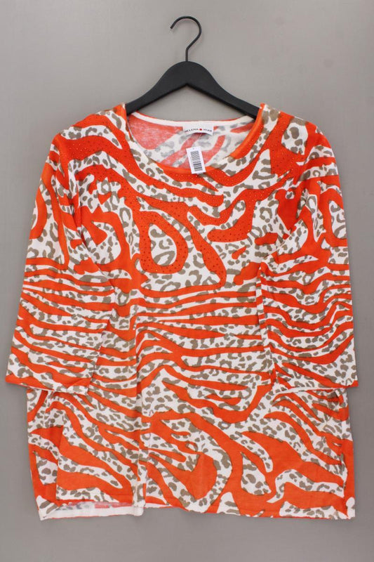 Helena Vera Feinstrickpullover Gr. 50 neuwertig orange aus Viskose
