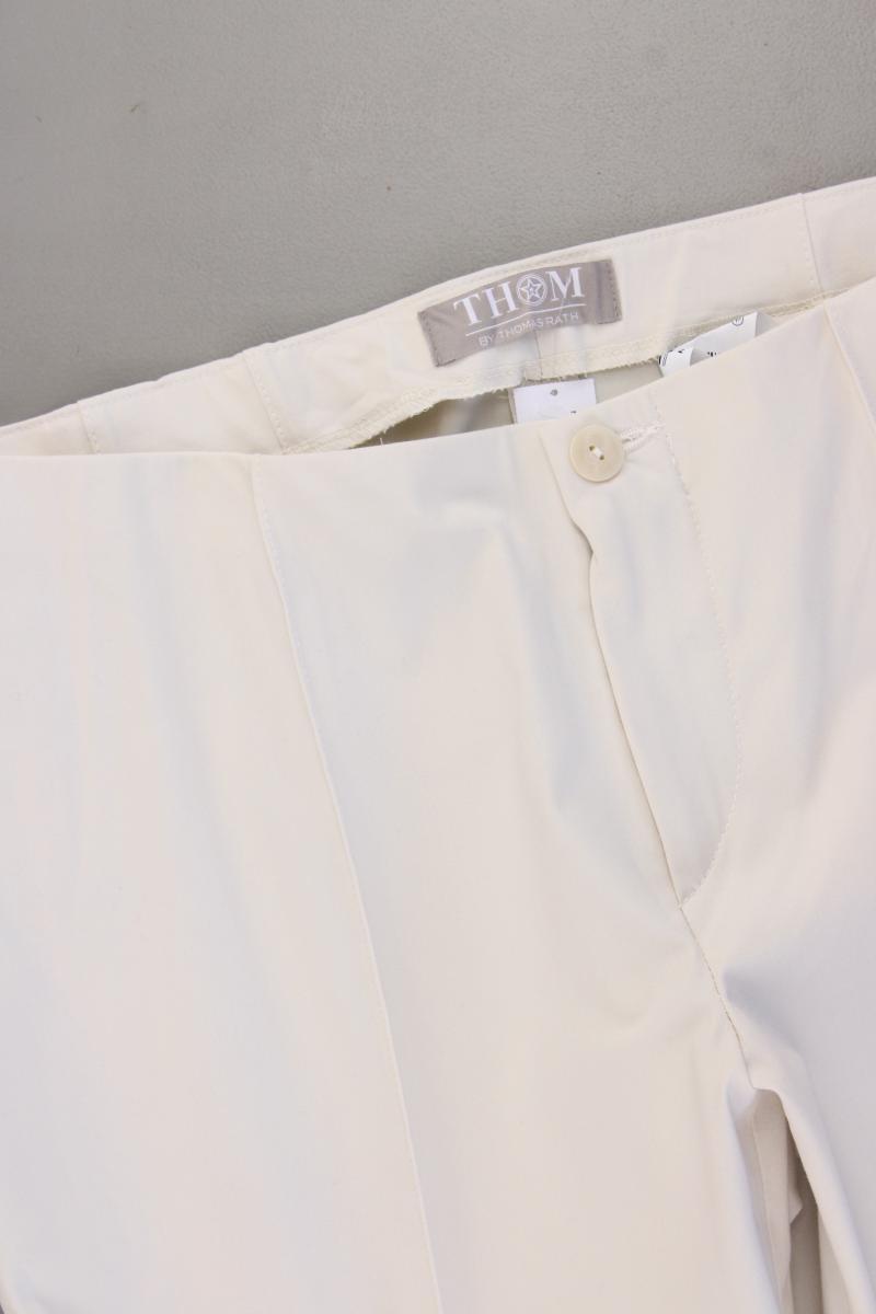 Thom by Thomas Rath Stretchhose Gr. Kurzgröße 22 neuwertig creme aus Baumwolle