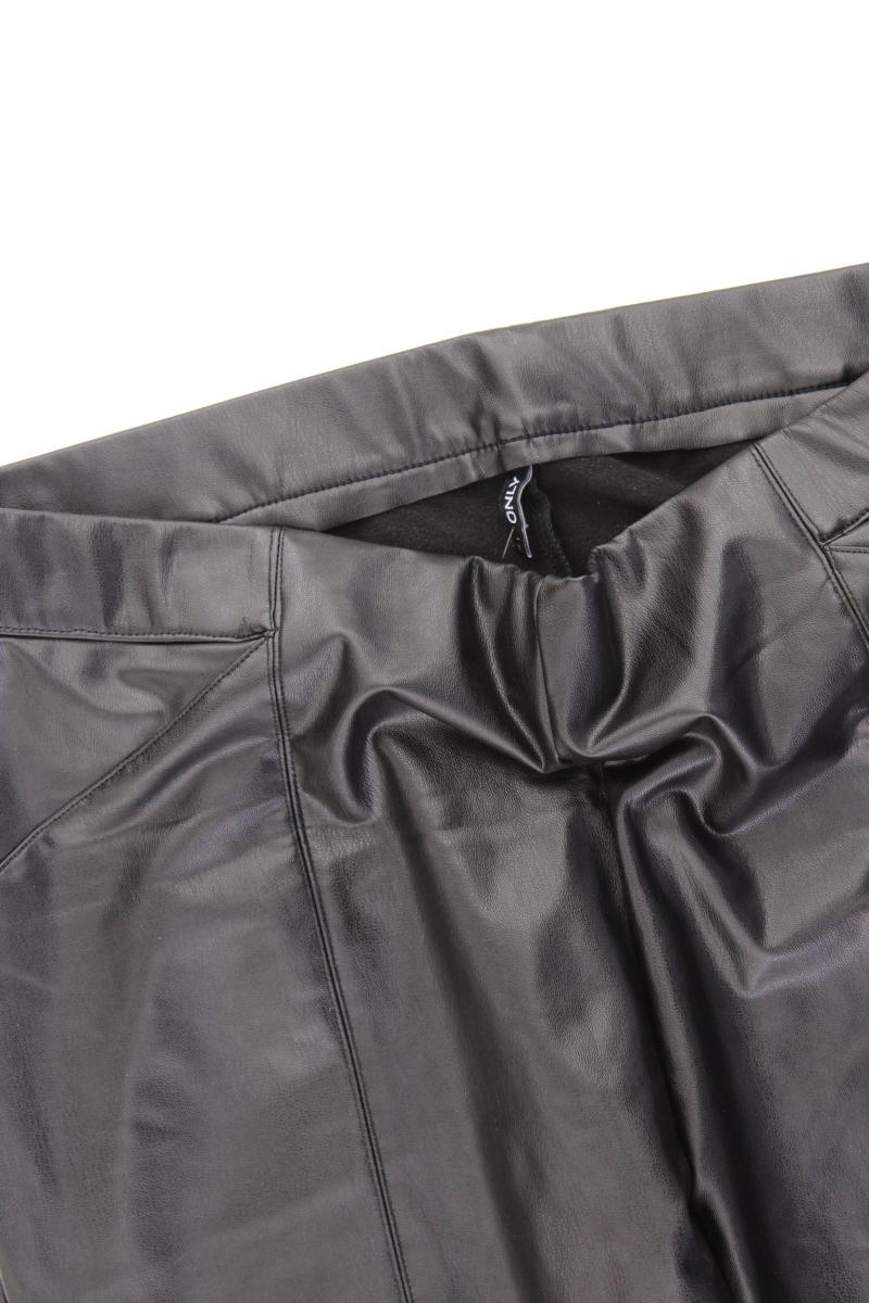 Only Kunstlederhose Gr. XL schwarz aus Polyester