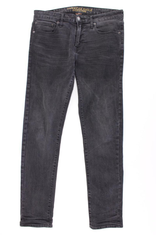 American Eagle Outfitters Straight Jeans für Herren Gr. L grau