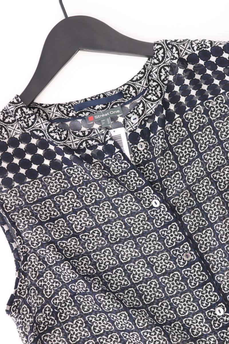 Street One Ärmellose Bluse Gr. 36 blau