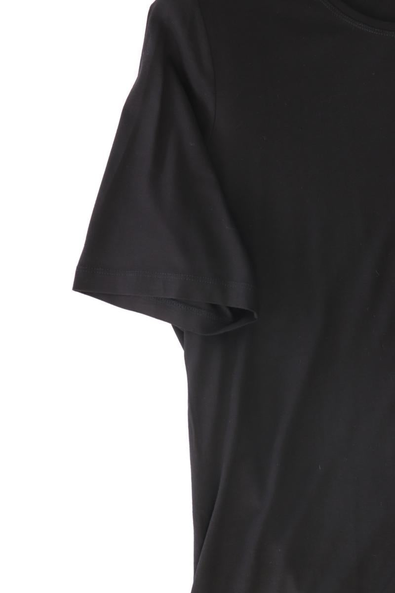 Walbusch T-Shirt Gr. 46 Kurzarm schwarz aus Viskose