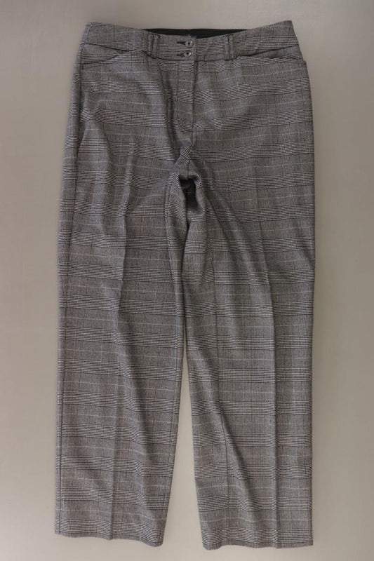 Adagio Stoffhose Gr. 42 kariert grau aus Polyester