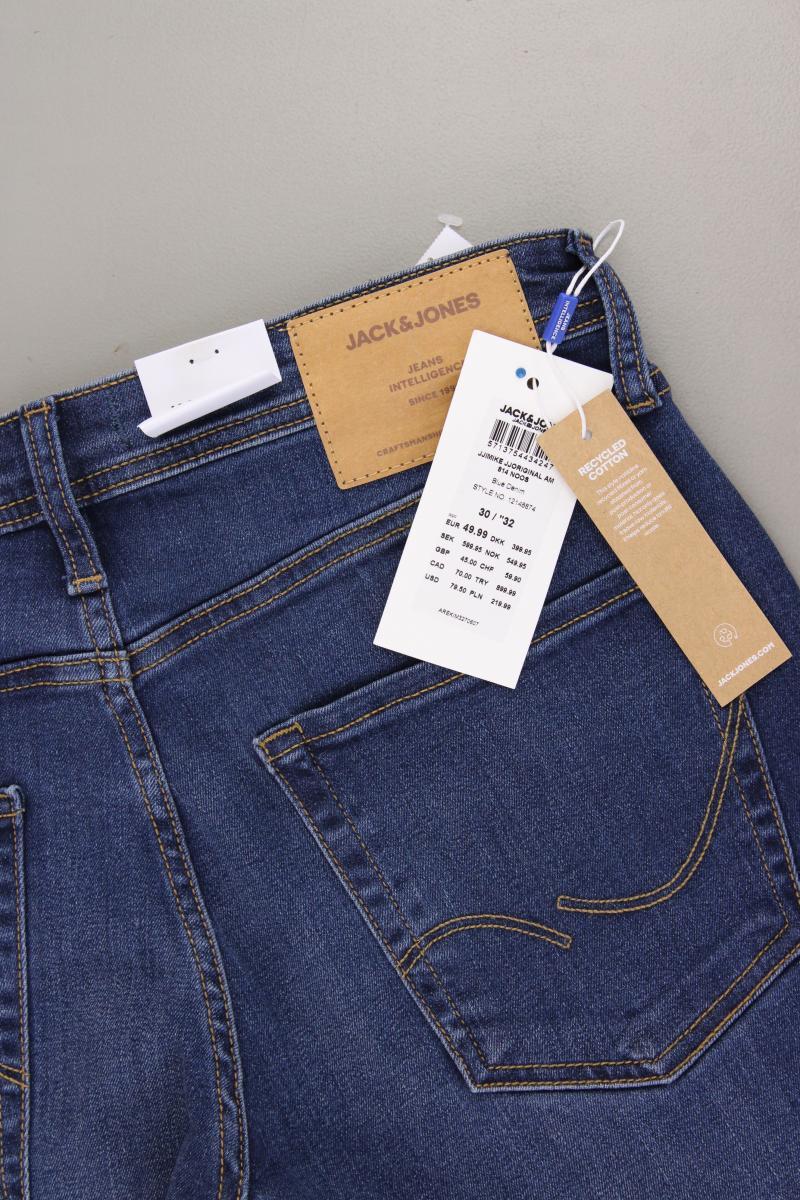 Jack & Jones Straight Jeans für Herren Gr. W30/L32 neu mit Etikett blau