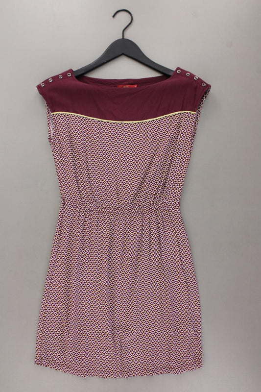 edc by Esprit Kurzarmkleid Gr. 34 geometrisches Muster lila aus Viskose