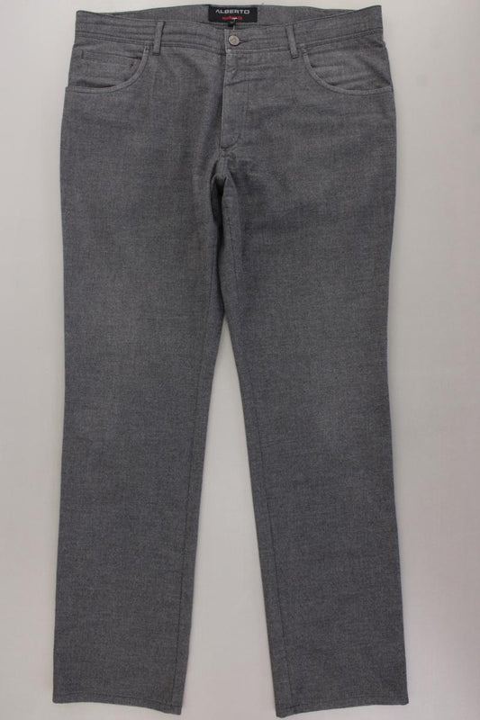 Alberto Hose für Herren Gr. 54 grau aus Polyester