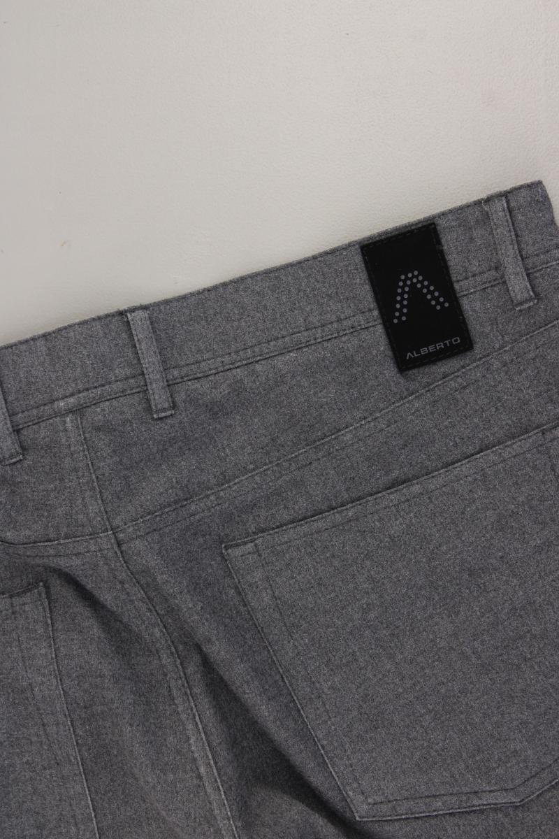 Alberto Hose für Herren Gr. 54 grau aus Polyester