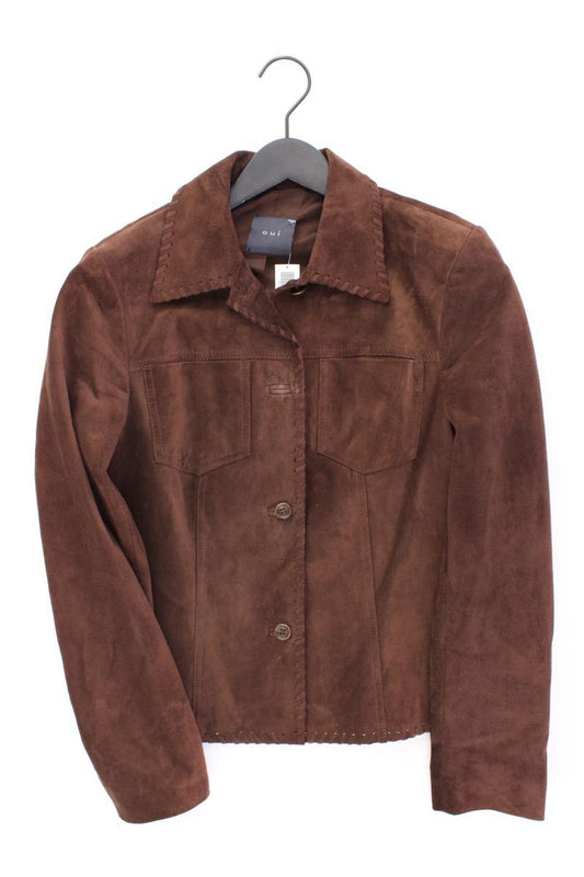 Oui Lederjacke Gr. 36 braun